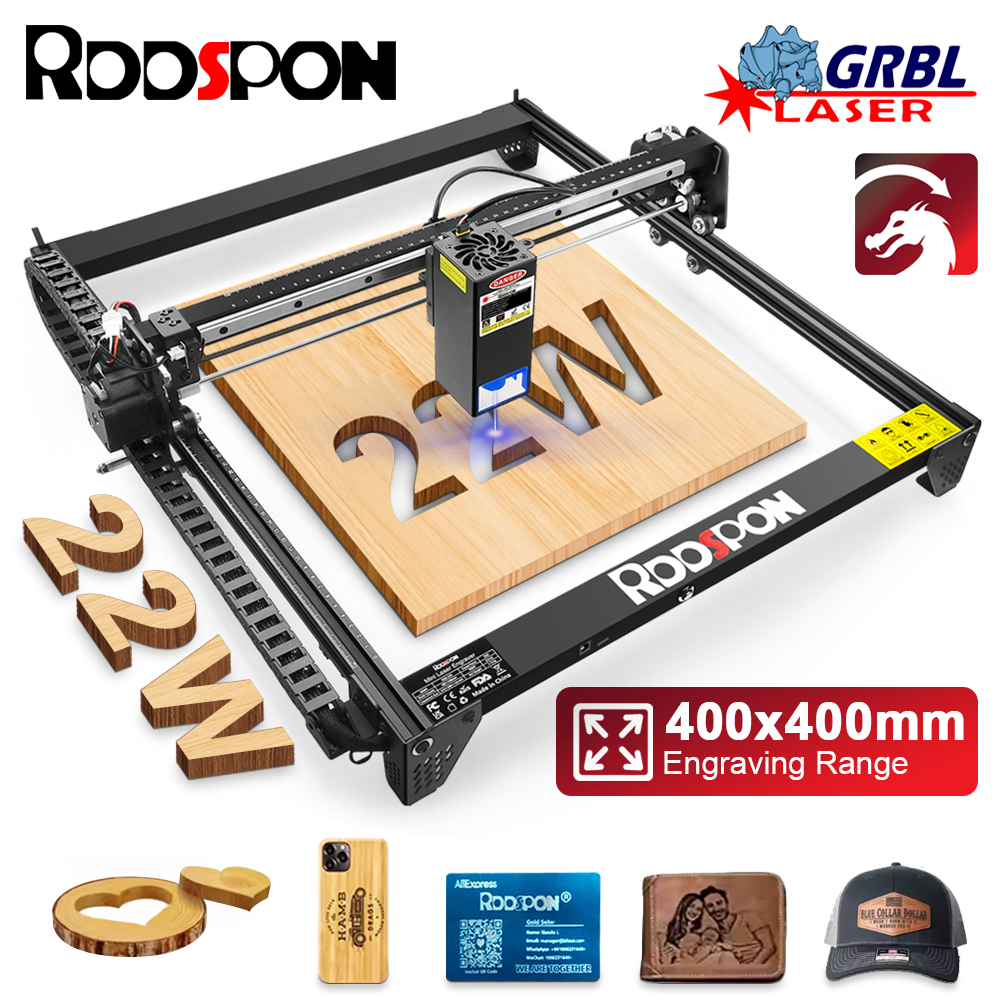 Commercial Printing Machine - RDDSPON Laser Engraver 12W 22W Optical