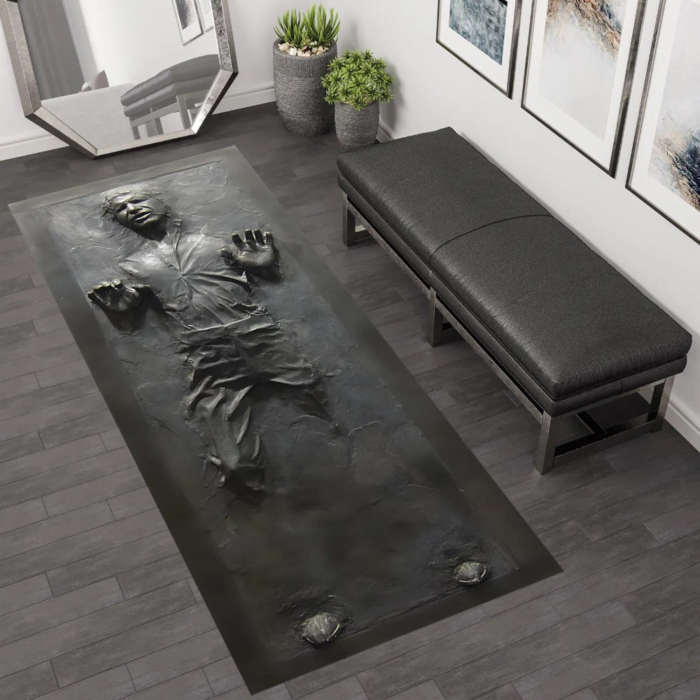 Commercial Printing Machine - 2D Carbonite Han Solo Runner Rug