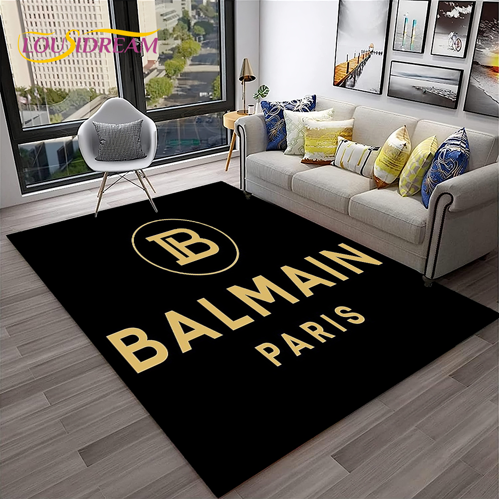 Commercial Printing Online - 3D Printing B-Balmain Logo Fashion Carpet