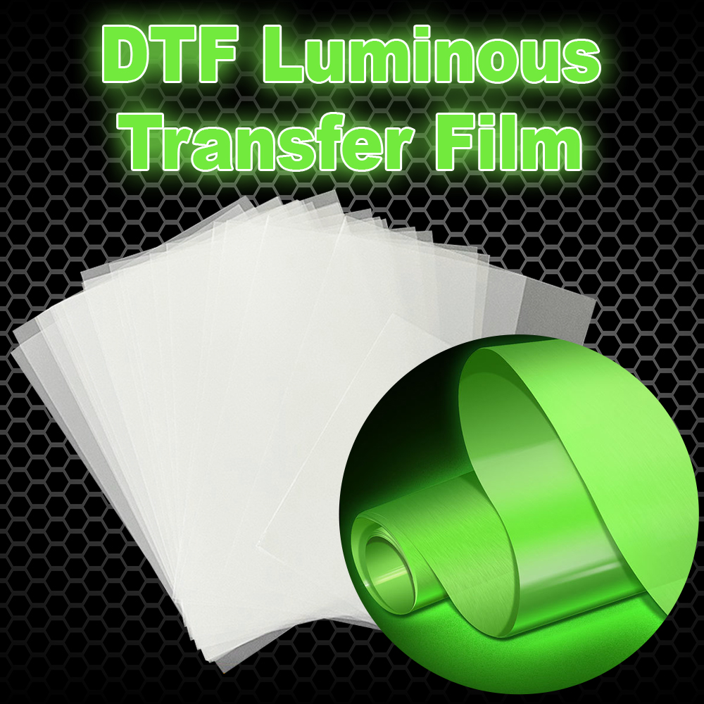 Commercial Vinyl Printing - 30pcs DTF luminous printing film thermal