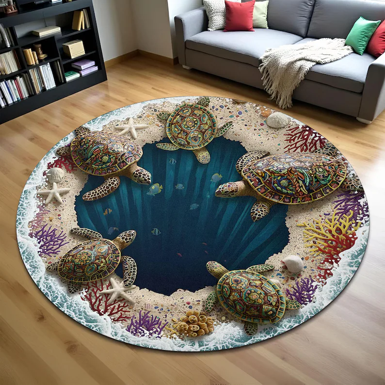 3D Mountain Hole Printed Rug M - Wholesale Commercial Printing 评论和价格