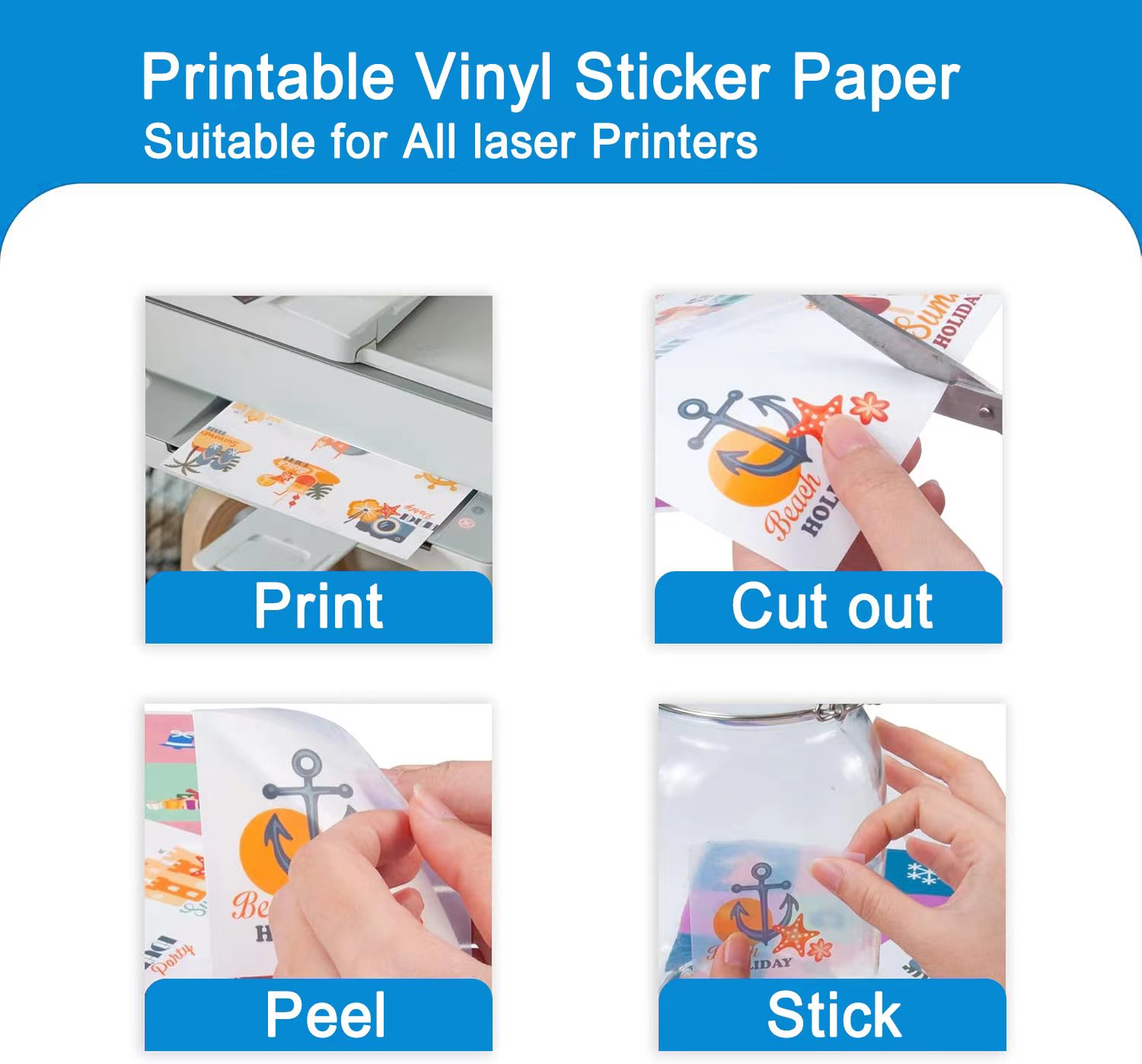 10 pcs Transparent Printable V - Commercial Vinyl Printing 评论和价格