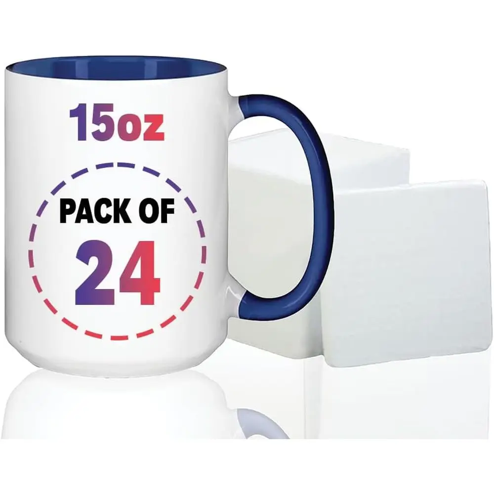 15oz Blue Sublimation Mugs – B - Sublimation Mug Blank 评论和价格