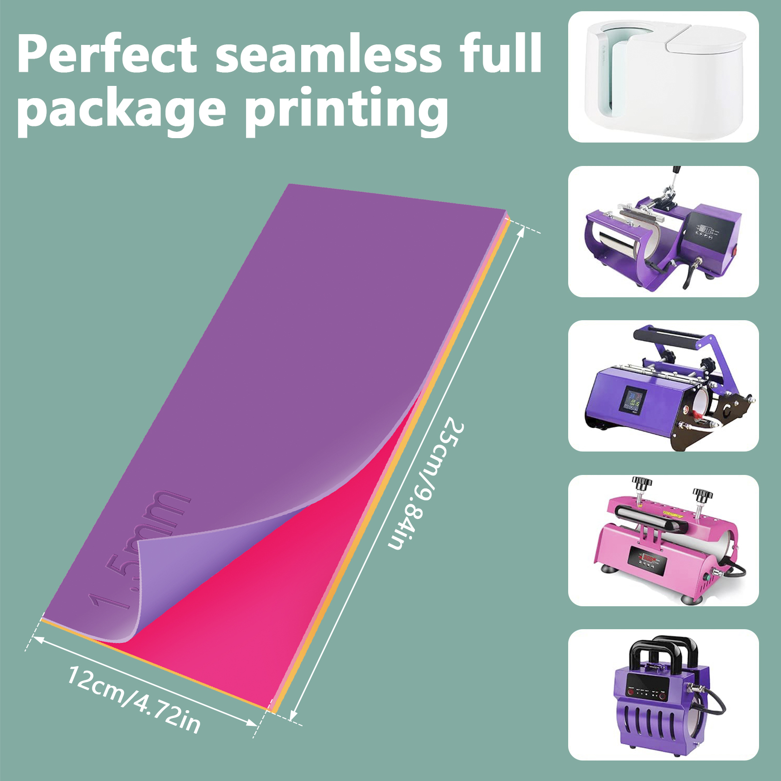 3pcs Sublimation Tumblers Wrap - Sublimation Mug Blank 评论和价格
