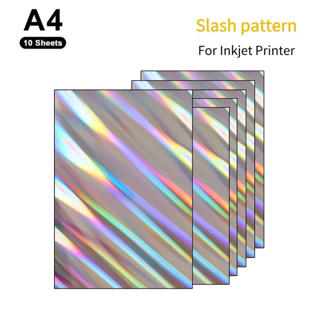 10 sheets Holographic sticker  - Commercial Vinyl Printing 评论和价格