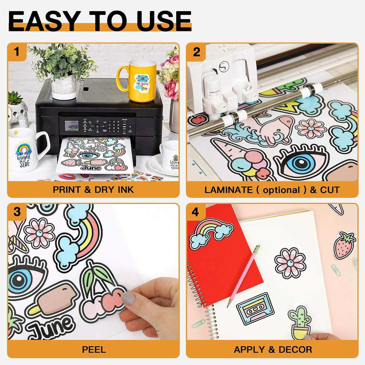 A4 10 Sheets Glossy White Prin - Commercial Vinyl Printing 评论和价格