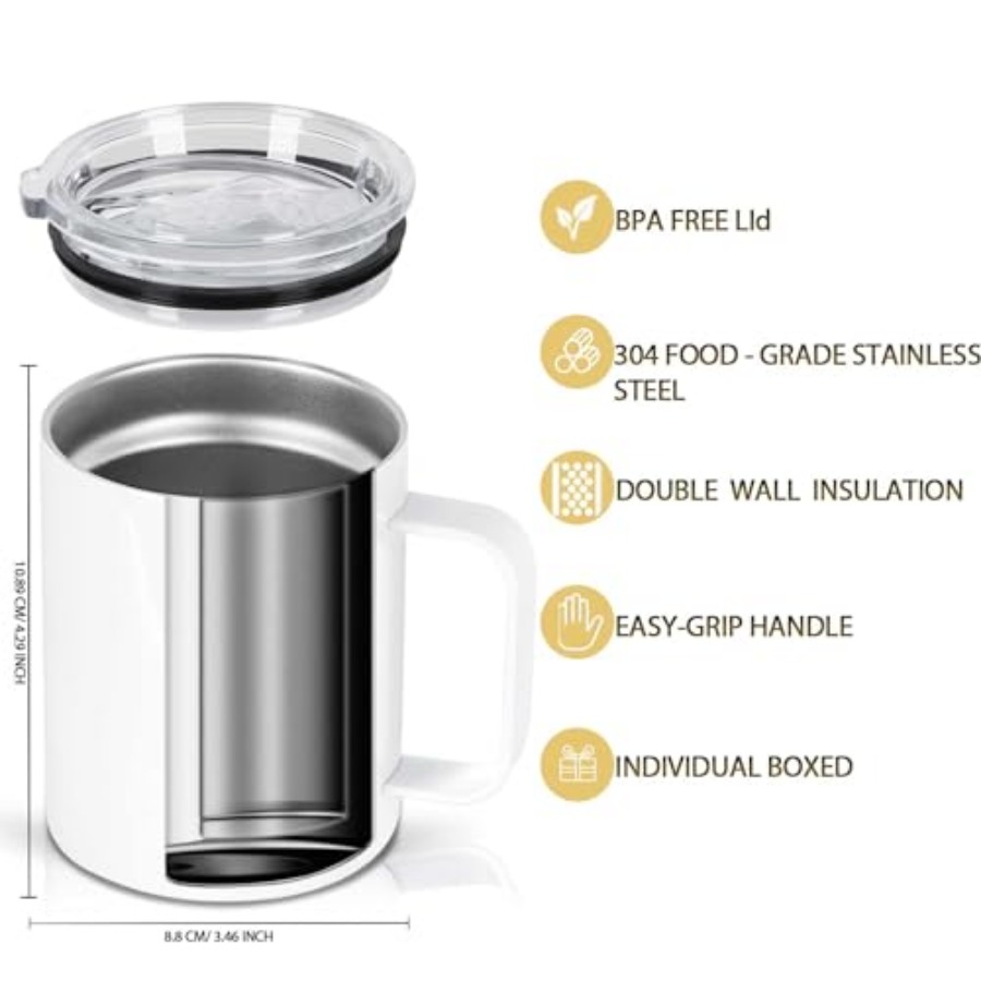 12 Oz Sublimation Coffee Mug B - Sublimation Mug Blank 评论和价格