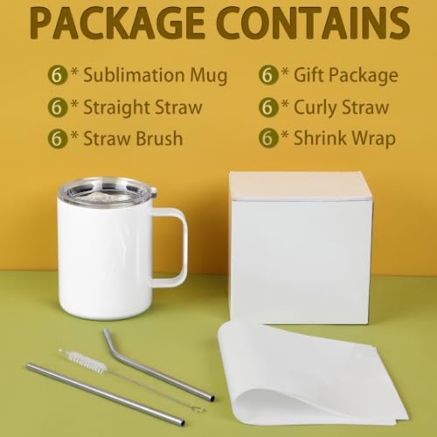 12 Oz Sublimation Coffee Mug B - Sublimation Mug Blank 评论和价格