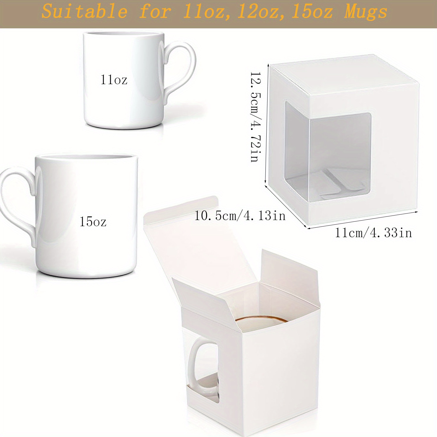 12Pack Gift Boxes for Sublimat - Sublimation Mug Blank 评论和价格