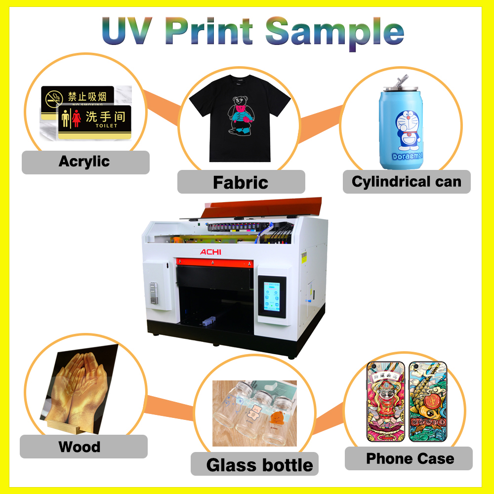 [US &EU STOCK] ACHI A3 UV Prin - Uv Flatbed Printer 评论和价格