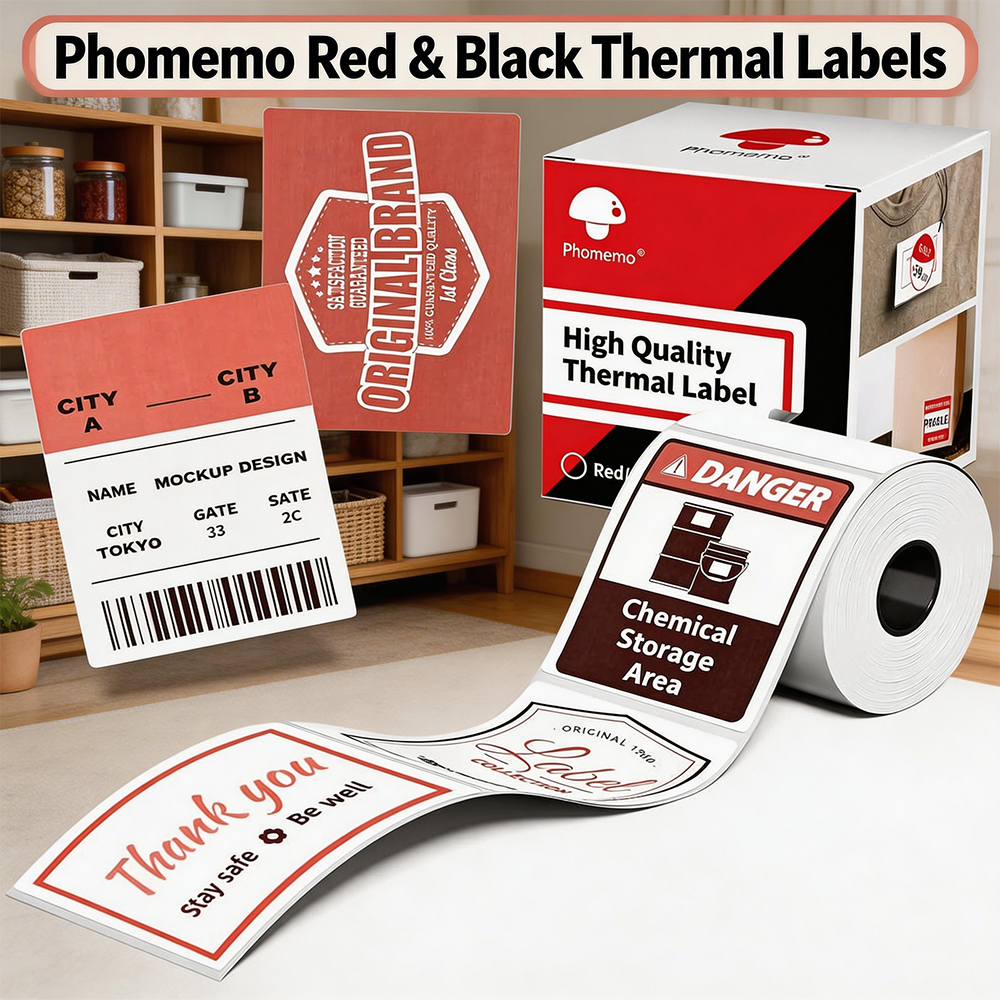 Red & Black Adhesive Thermal L - Commercial Printing Machine 评论和价格