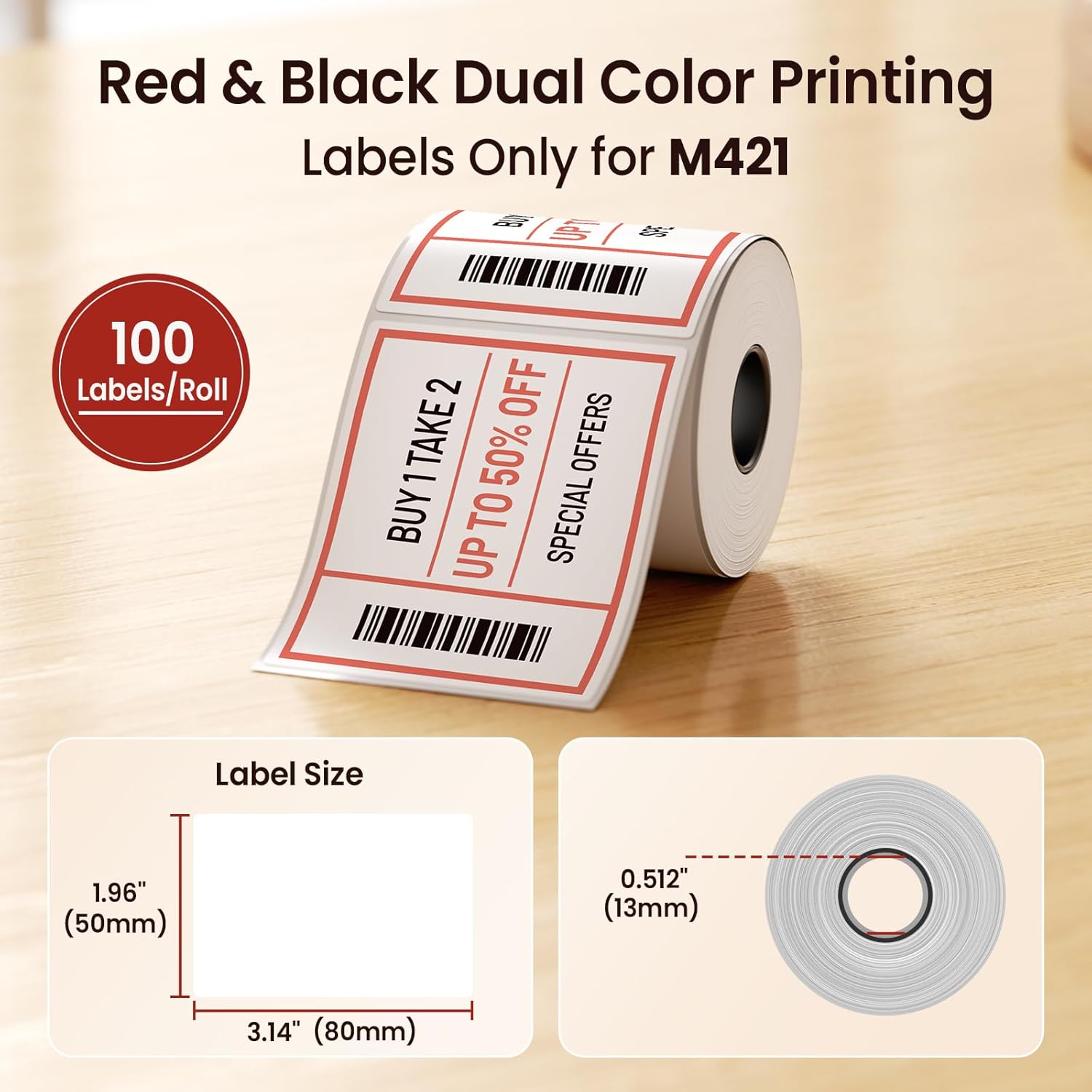 Red & Black Adhesive Thermal L - Commercial Printing Machine 评论和价格