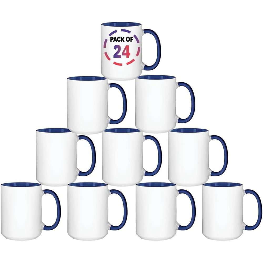 15oz Blue Sublimation Mugs – B - Sublimation Mug Blank 评论和价格