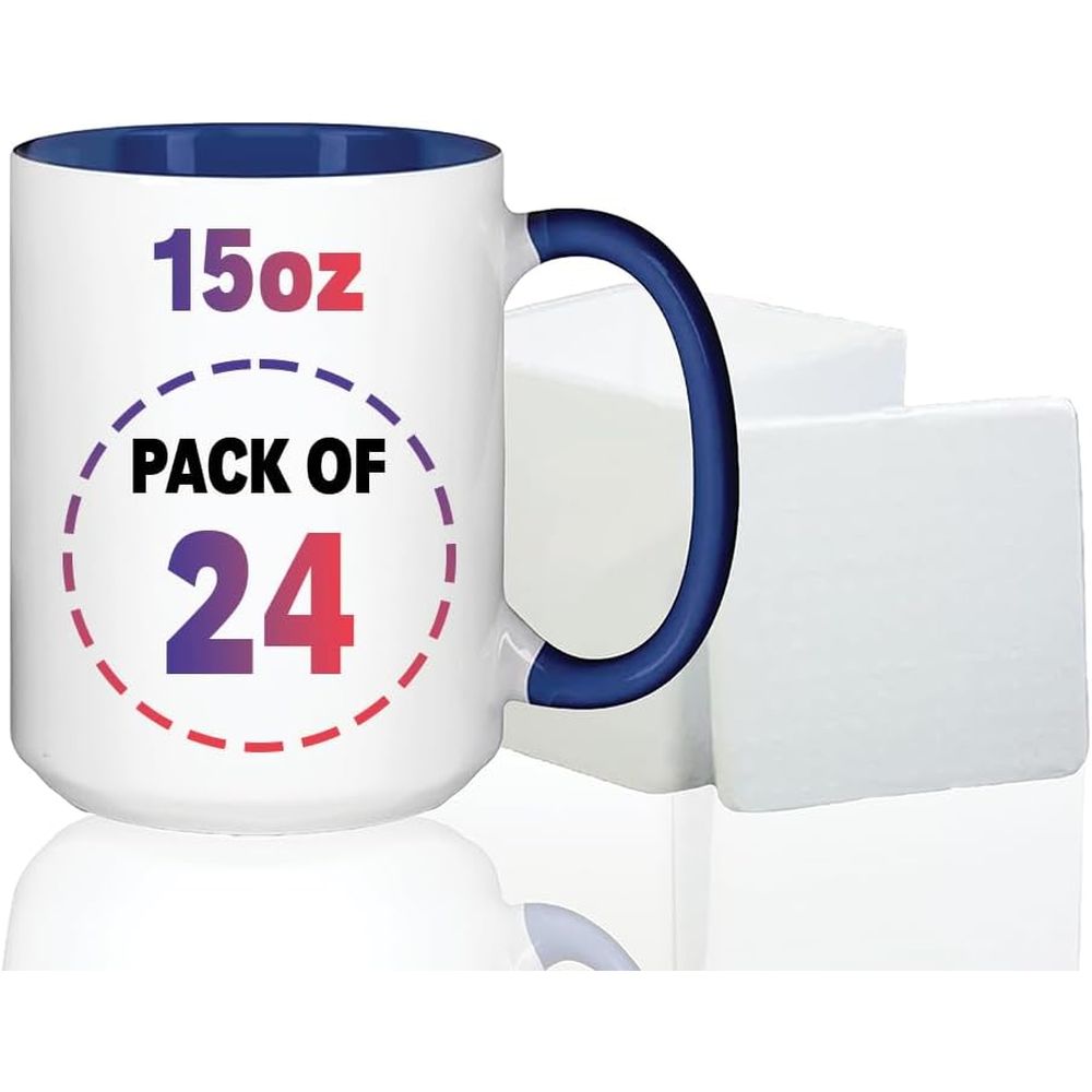 15oz Blue Sublimation Mugs – B - Sublimation Mug Blank 评论和价格