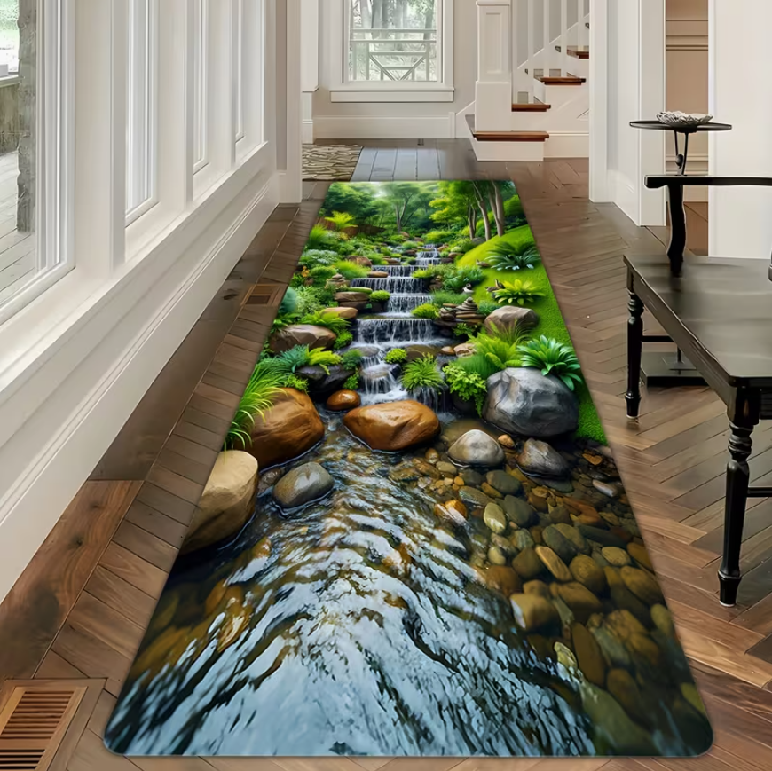 1pc Waterfall Forest Flower Pr - Commercial Printing Machine 评论和价格