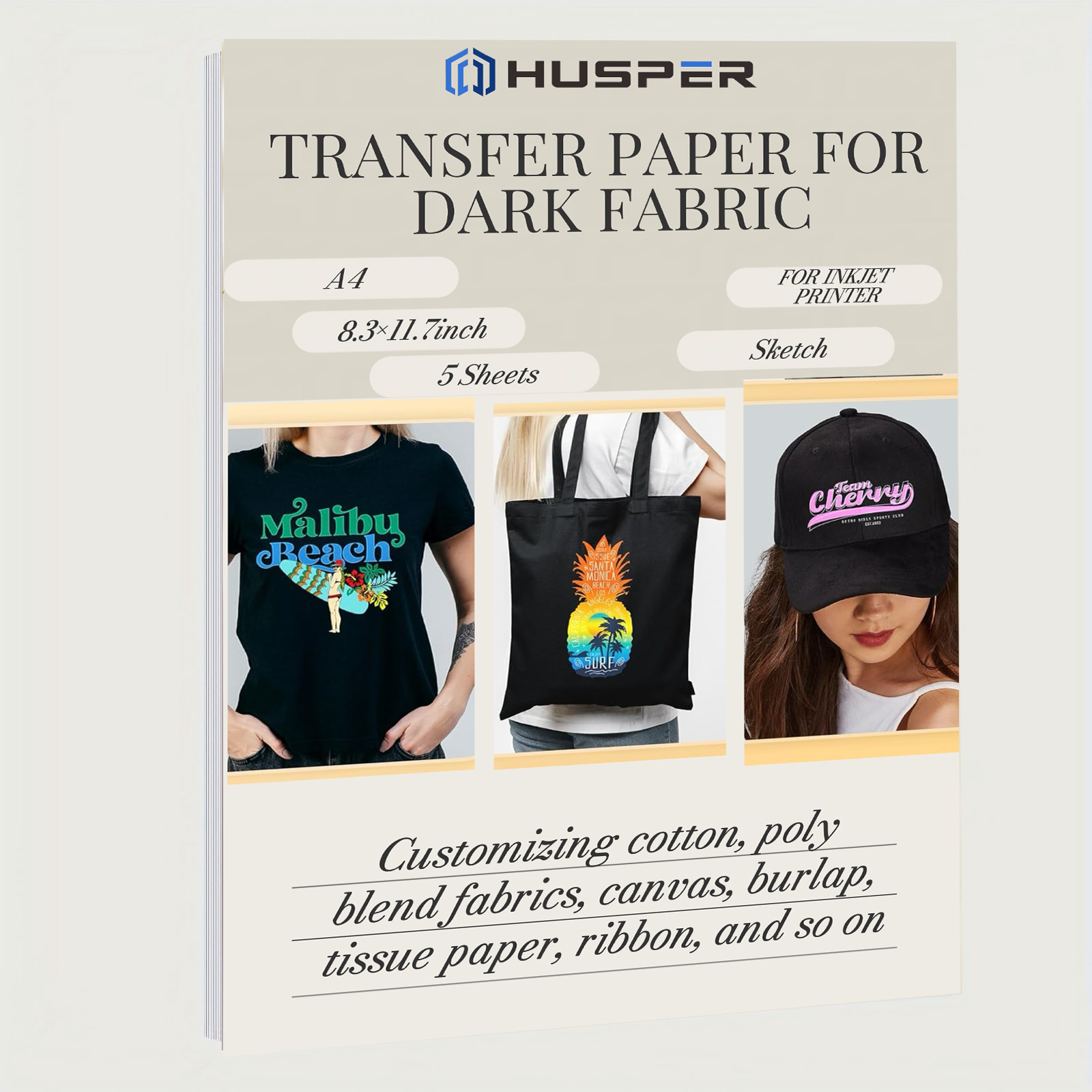 HUSPER A4 Size 5 Sheets therma - Commercial Vinyl Printing 评论和价格