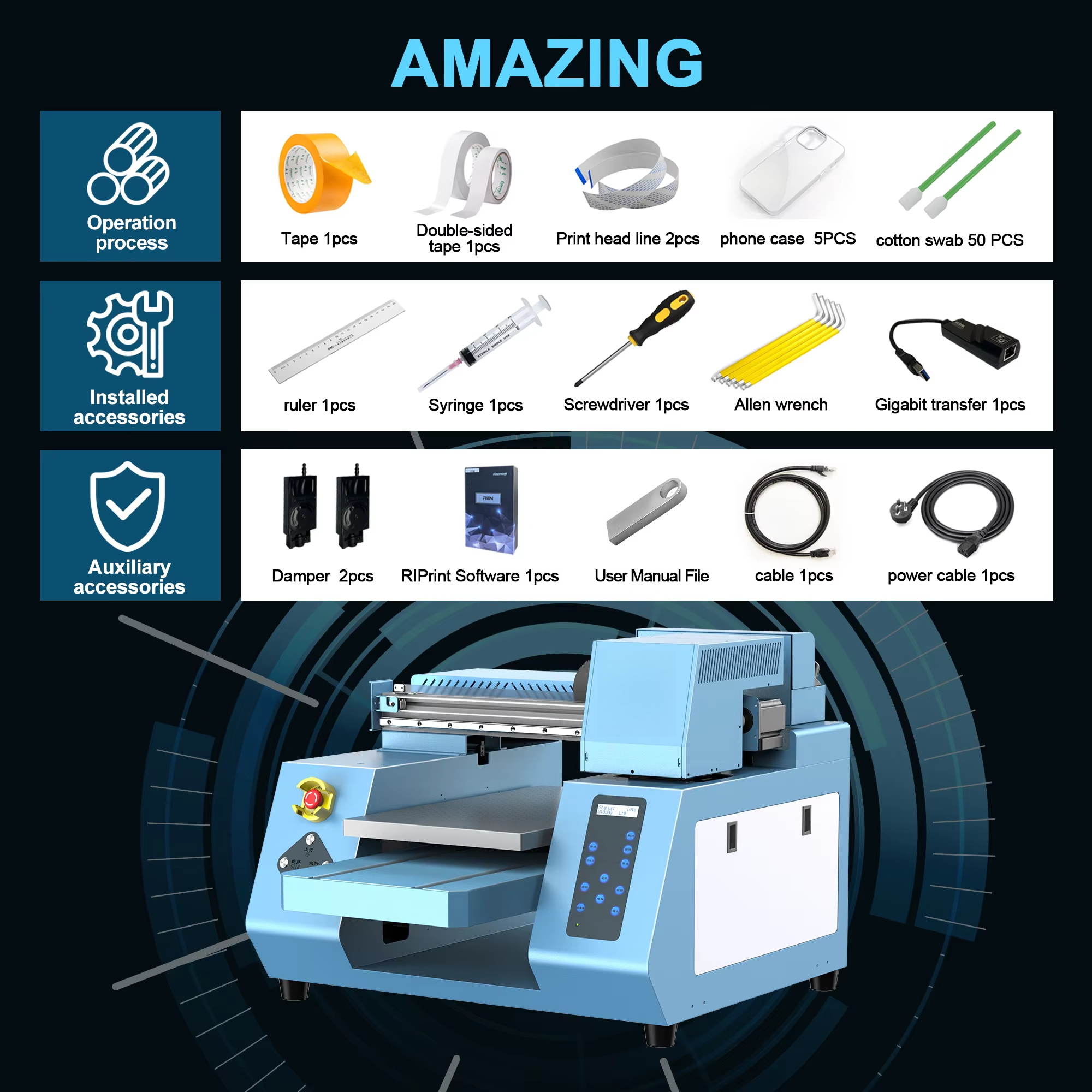 Newest A3  UV Printer  for XP6 - Uv Flatbed Printer 评论和价格