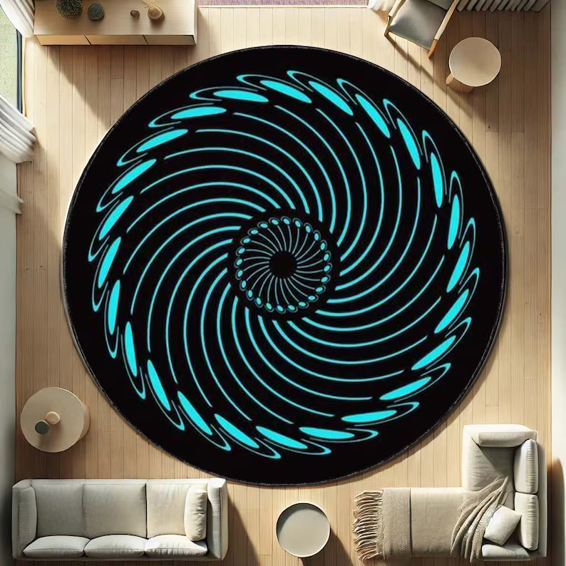 3D Vortex Round Rug Depth Illu - Wholesale Commercial Printing 评论和价格