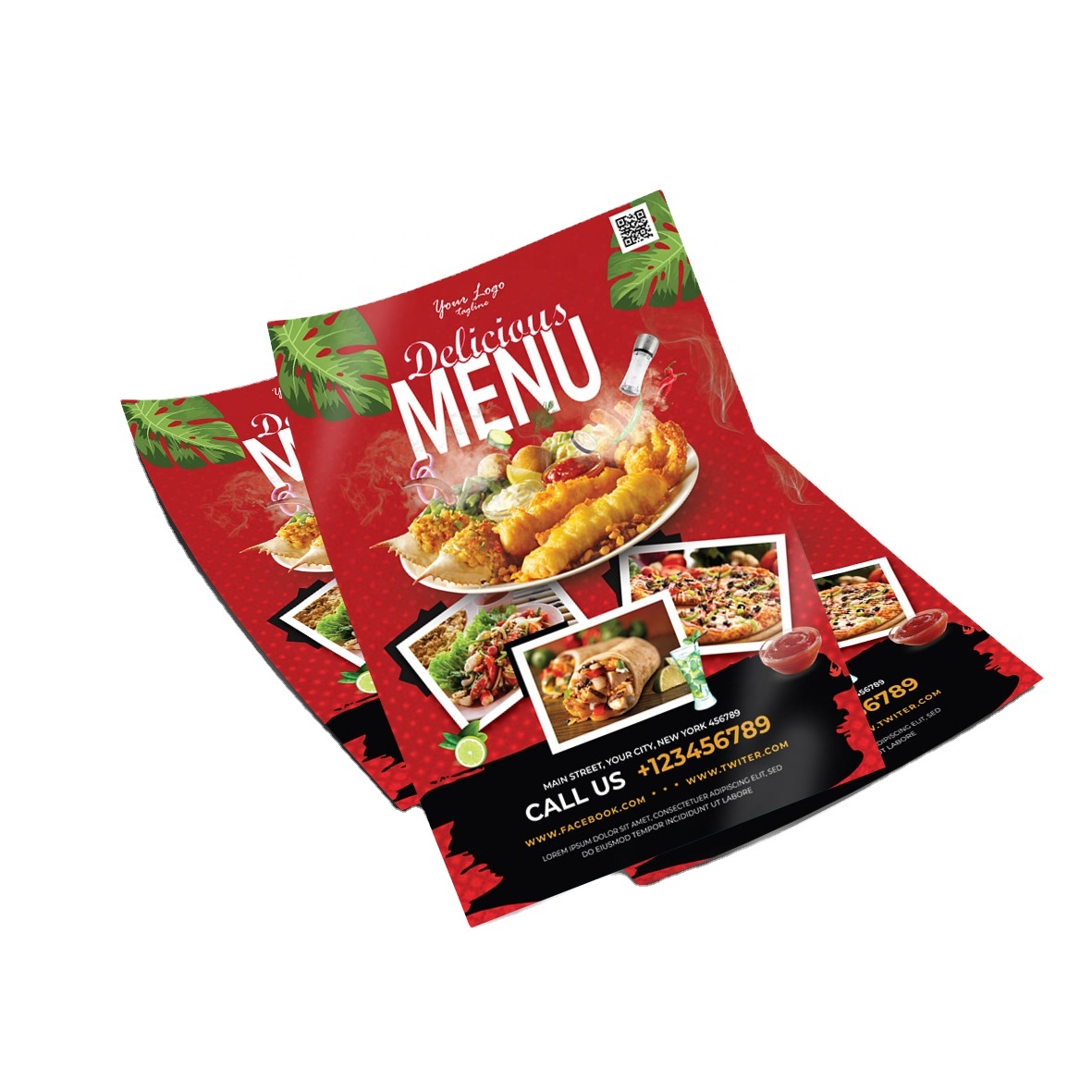 Custom Full Color Double Sided - Commercial Flyer Printing 评论和价格