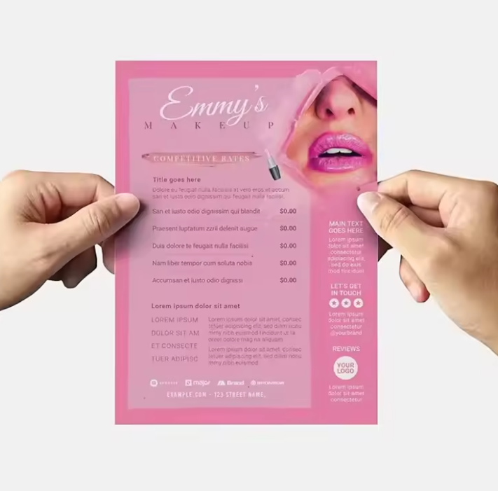 Customized A5 A6 high-quality  - Commercial Flyer Printing 评论和价格