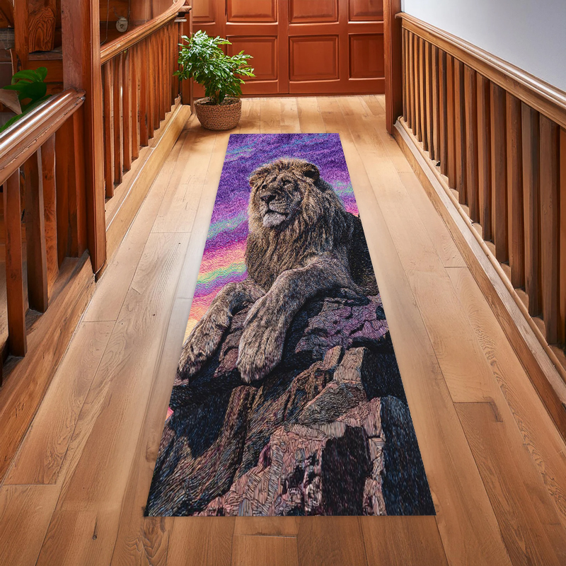 Lion Print Runner Rug Realisti - Wholesale Commercial Printing 评论和价格