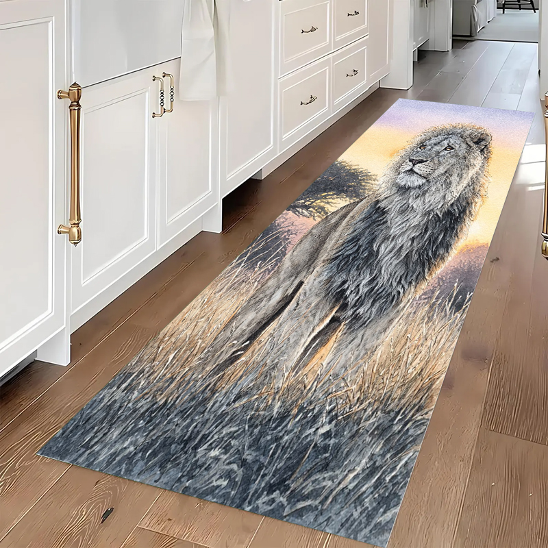Lion Print Runner Rug Realisti - Wholesale Commercial Printing 评论和价格
