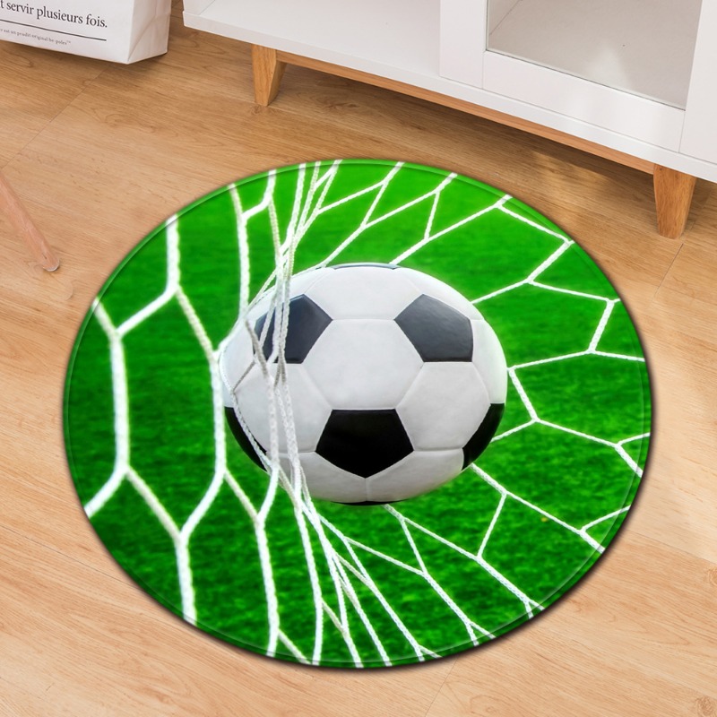 Soccer Theme Round Carpet Spor - Wholesale Commercial Printing 评论和价格