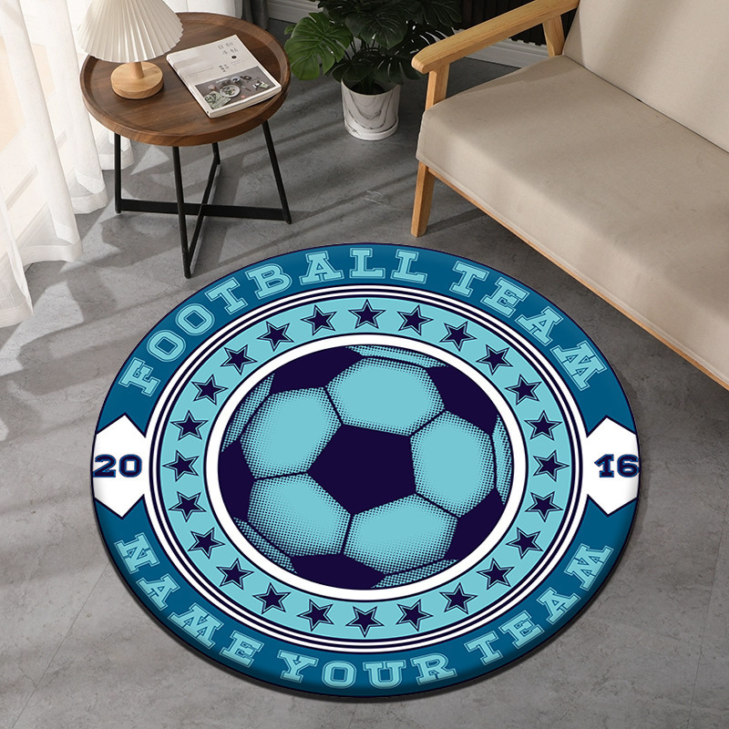 Soccer Theme Round Carpet Spor - Wholesale Commercial Printing 评论和价格
