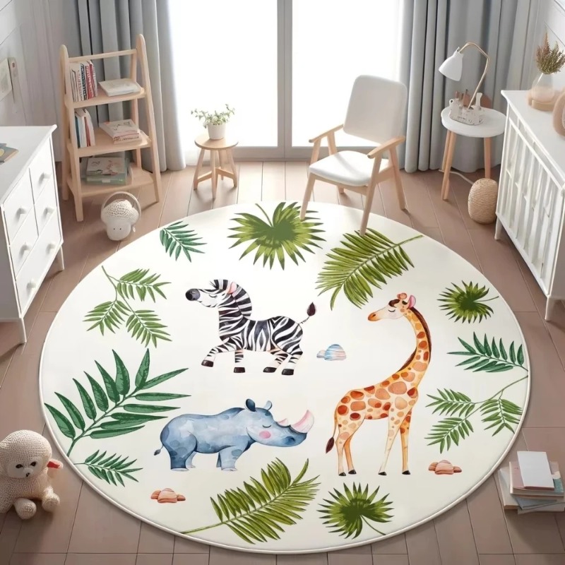 Circular Carpet Zoo Giraffe El - Wholesale Commercial Printing 评论和价格