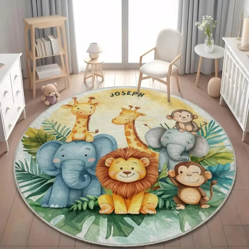 Circular Carpet Zoo Giraffe El - Wholesale Commercial Printing 评论和价格