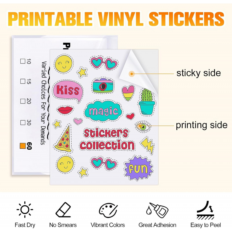 10 sheets A4 size glossy print - Commercial Vinyl Printing 评论和价格