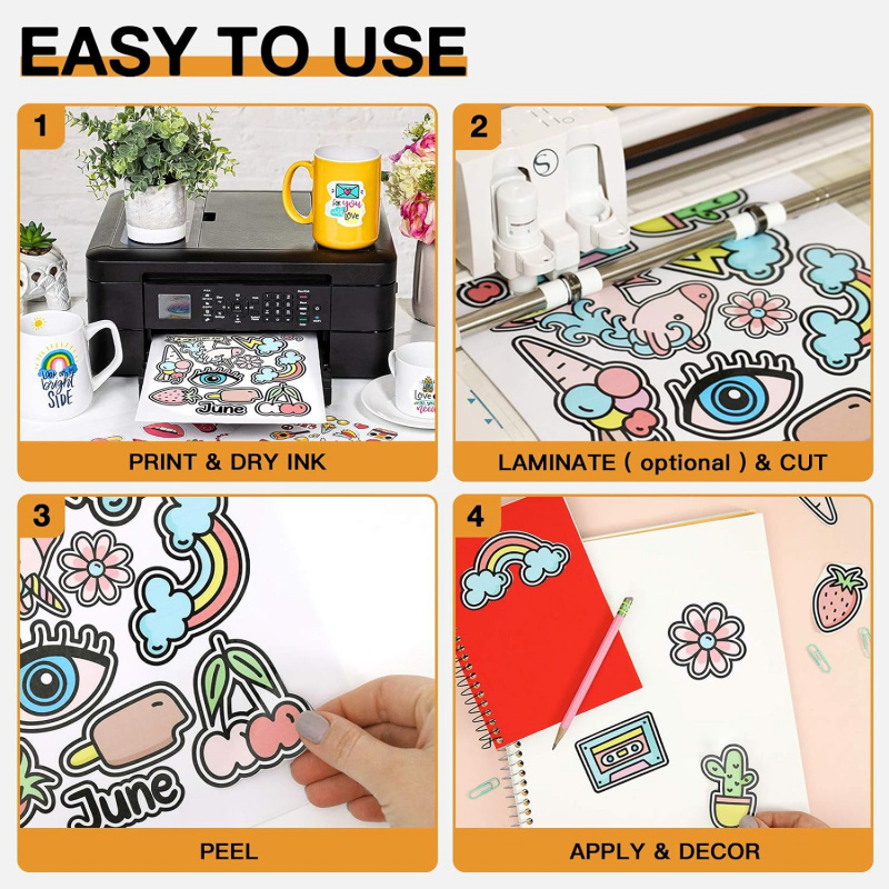 10 sheets A4 size glossy print - Commercial Vinyl Printing 评论和价格