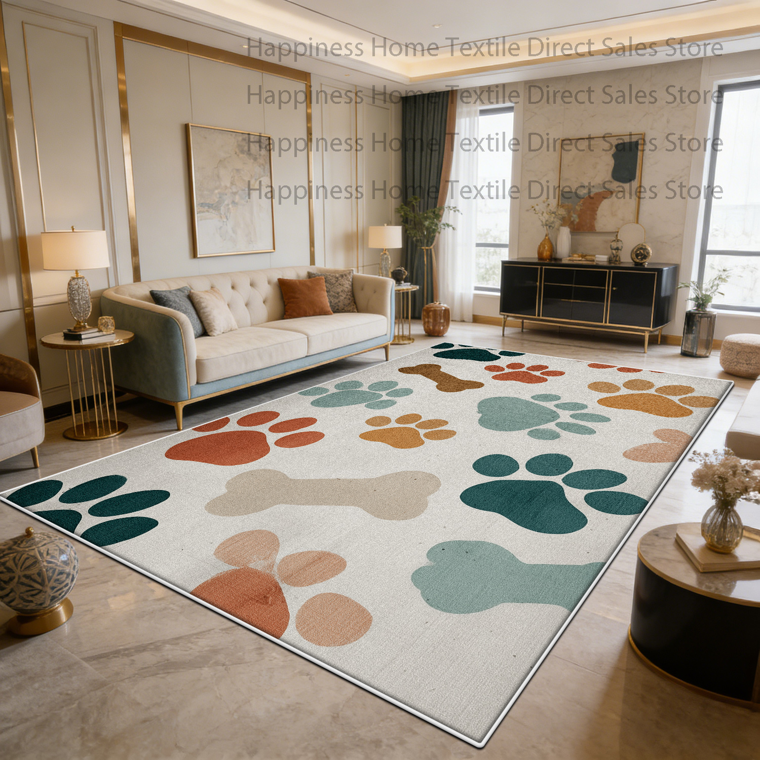 Nordic Modern Pet Paw Print Li - Wholesale Commercial Printing 评论和价格