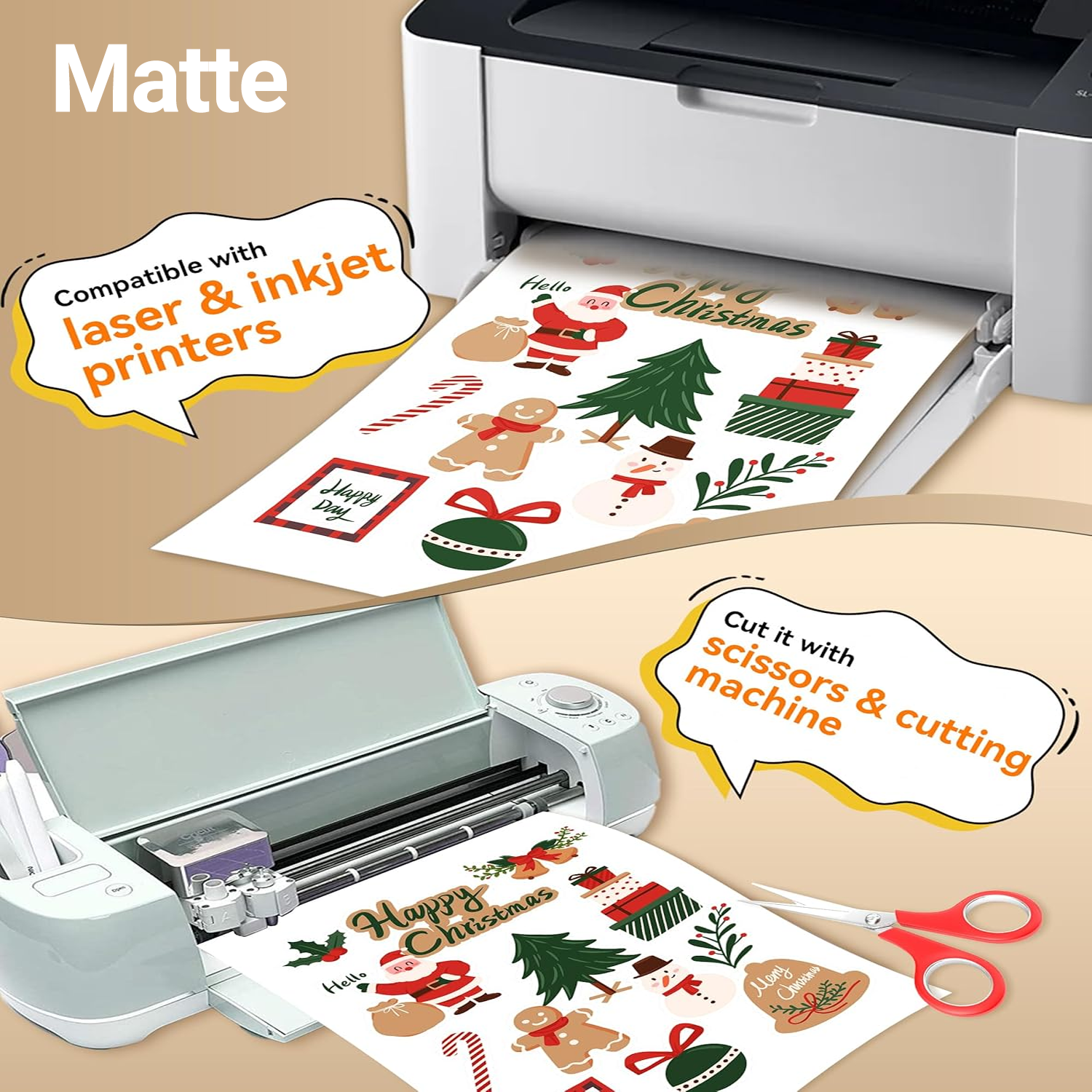 10/20/40Pcs A4 Premium Matte V - Commercial Vinyl Printing 评论和价格
