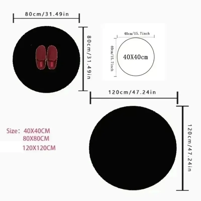 Elegant Circular Floor Mat wit - Commercial Vinyl Printing 评论和价格