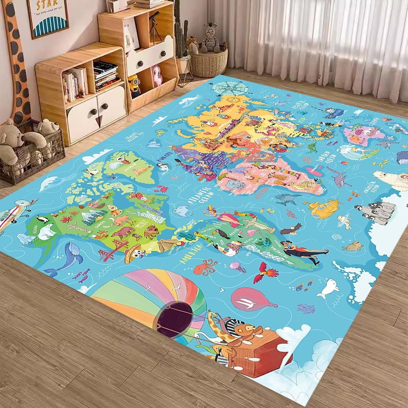 Animal World Map Print Large A - Commercial Printing Machine 评论和价格